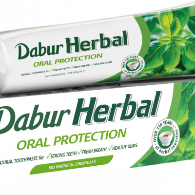 Dabur Herbal Toothpaste with basil