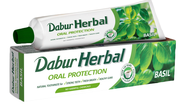 Dabur Herbal Toothpaste with Basil