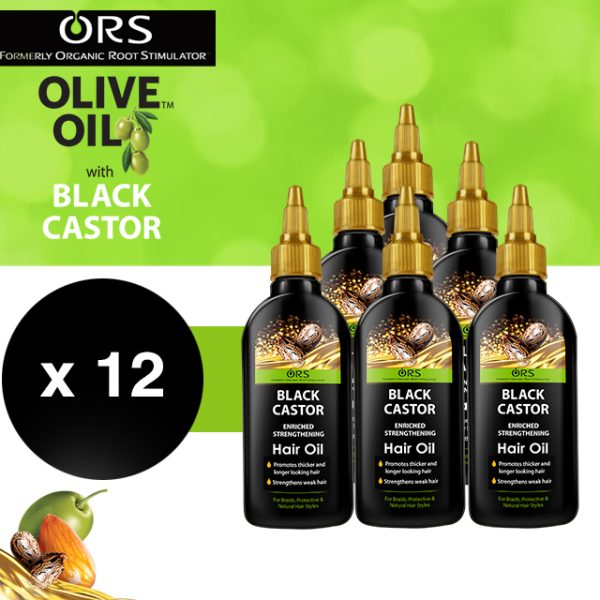 ORS Black Castor Hair Oil x6