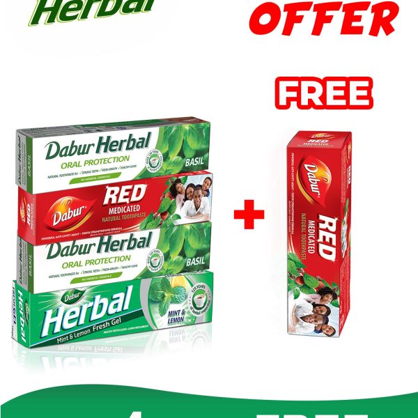 Dabur Herbal Toothpaste offer