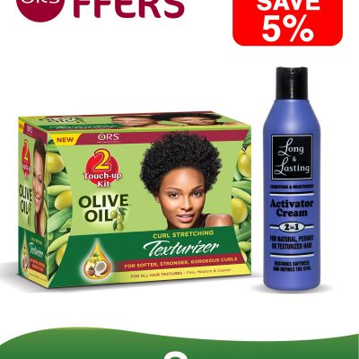 ORS Olive Oil Hair Texturizer and Long & Lasting Activator Creme