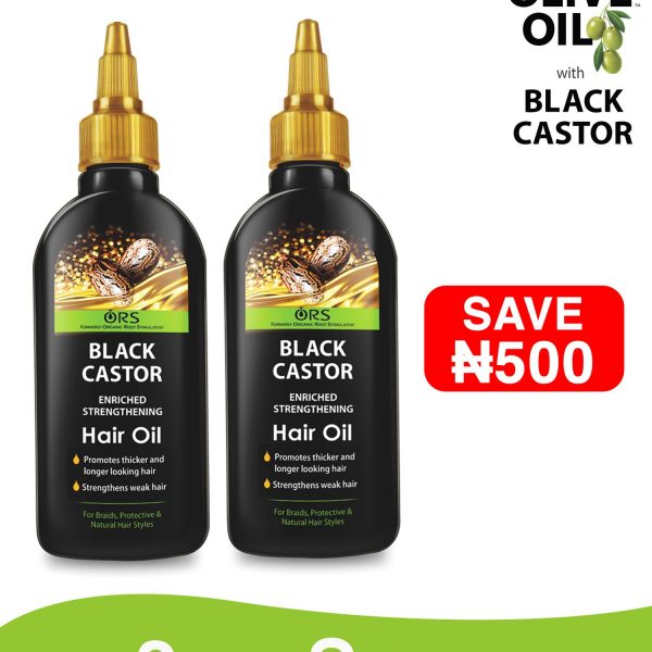 ORS Black castor Oil x2