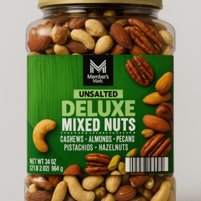Members Mark unsalted mixed nuts